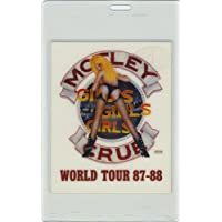 Motley Crue 1987-88 Laminated Backstage Pass