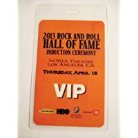 2013 Rock N Roll Hall of Fame Rush Heart Laminated V.i.p. Backstage Pass