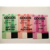 1984 Gogos Backstage Pass Tour Set of 3 Prime Time Tour