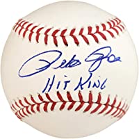 Pete Rose Autographed Official MLB Baseball Cincinnati Reds"Hit King" PR Holo Over Logo Stock #177467 - Autographed…