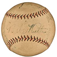 1927 NY Yankees WS Champs Team Signed Baseball Babe Ruth Lou Gehrig PSA DNA COA - Autographed Baseballs