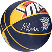 Shai Gilgeous-Alexander Oklahoma City Thunder Autographed Spalding Courtside Team Basketball - Autographed Basketballs