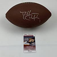Autographed/Signed Dallas Clark Indianapolis Colts Wilson Brown Full Size Football JSA COA