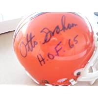 Otto Graham Autographed, Hand Signed Cleveland Browns Mini Helmet, PSA DNA Authenticated COA