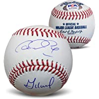 Carlos Correa Jose Altuve Dual Autographed MLB Signed Baseball PSA DNA COA With UV Display Case