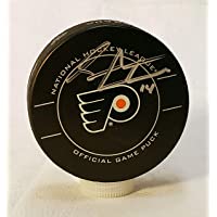 Flyers Sean Couturier - Signed Autographed Hockey Puck - COA JSA Certified