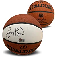 Larry Bird Autographed NBA White Signed Basketball Beckett COA