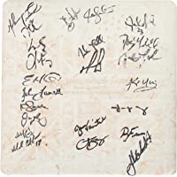 2007 Boston Red Sox WS Champs Team Signed Game Used Base Steiner + MLB COA - MLB Autographed Game Used Bases