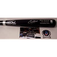 Bo Jackson Autographed Hand Signed Rawlings Adirondack Pro Wood Black Baseball Bat - BAS Beckett