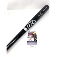 Wander Franco Tampa Bay Rays Autographed Signed Blonde Baseball Bat BECKETT ROOKIE COA