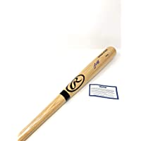 Christian Yelich Milwaukee Brewers Signed Autograph Blonde Baseball Bat Steiner Sports Certified