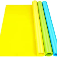 LEOBRO 3 Pack A3 Large Silicone Mats for Crafts, 15.7” x 11.7”Silicone Craft Mat for Resin Casting Mould, Nonstick…