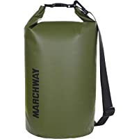 MARCHWAY Floating Waterproof Dry Bag 5L/10L/20L/30L/40L, Roll Top Sack Keeps Gear Dry for Kayaking, Rafting, Boating…