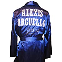 Alexis Arguello Signed Robe - Autographed Boxing Robes and Trunks