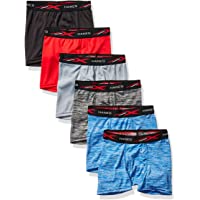 Hanes Boys' Breathable Tagless Boxer Brief, 6-Pack