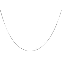 NAG.HC 925 Sterling Silver Chain 0.8MM Delicate Box Chain - Italian Necklace Chain - Tiny&Thin&Strong -Friendly Price…