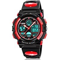 Dodosky Boy Toys Age 5-12, LED 50M Waterproof Digital Sport Watches for Kids Birthday Presents Gifts for 5-13 Year Old…