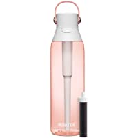 Brita Plastic Water Filter Bottle, 26 Ounce, Blush, 1 Count
