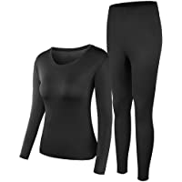 Thermal Underwear Women Ultra-Soft Long Johns Set Base Layer Skiing Winter Warm Top & Bottom