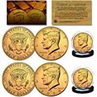 2018-D 24K Gold Gilded JFK Kennedy Half Dollar Coin (D Mint)