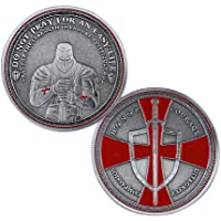 BHealthLife Knight Templar Red Cross Challenge Coin Religious Coin Commemorative Gift