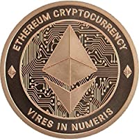 Ethereum Copper Coin - 1 oz 0.999% Pure Copper Round - Cryptocurrency Collectors Item - Please Be Sure Coin is Shipped…