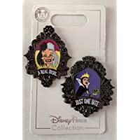 Disney Pin 136219 Evil Queen & Cruella De Vil Pin Set of 2 101 Dalmatians Snow White Villains
