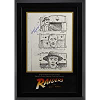 INDIANA JONES & THE RAIDERS OF THE LOST ARK-Signed Original Production Storyboard - Walls Fall Behind Indy and Satipo