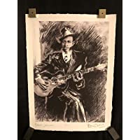 Ronnie Wood RARE Robert Johnson Signed Numbered Art Print #45/50, Rolling Stones, Confessin' The Blues, Ron Wood…