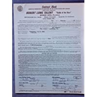 1963 Grand Ole Opry Star Bill Anderson Signed Concert Contract