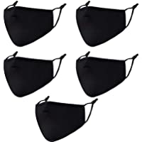 Gyothrig 5 Pcs Face Masks Summer Comfortable Protective Cover, Reusable & Washable Adjustable for Outdoor