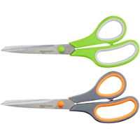 Amazon Basics Multipurpose Office Scissors - 2-Pack