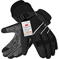 Waterproof & Windproof Winter Gloves for Men and Women,-30°F 3M Thinsulate Thermal Gloves Touch Screen Warm Gloves for…