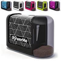 POWERME Electric Pencil Sharpener - Pencil Sharpener Battery Powered for Kids, School, Home, Office, Classroom, Artists…
