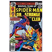Marvel Team Up #80 Dr Strange Very Fine Signed w/COA Mike Vosburg 1979 Marvel
