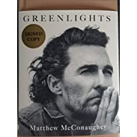 MATTHEW McCONAUGHEY signed 'Greenlights' Hardcover Book FIRST EDITION autographed