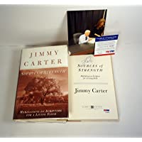 Jimmy Carter Signed Autograph Sources of Strength 1st Edition/2nd Print Book PSA/DNA COA #2