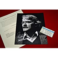Best HAL HOLBROOK Signed 8X10 PHOTO Autograph, Mark Twain TICKET, COA, UACC, AUTOGRAPH
