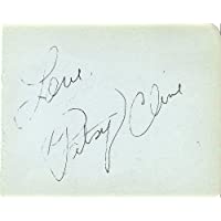 PATSY CLINE (COUNTRY MUSIC STAR) Passed Away 1963 in Plane Crash = Signed 5x4 Index Card - Music Cut Signatures