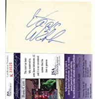 Jack Webb Autographed Signed Index Card JSA Authenticated Dragnet SGT. Joe Friday
