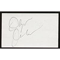 Olympia Dukakis signed autograph auto 3x5 card Actress Moonstruck & Joan of Arc