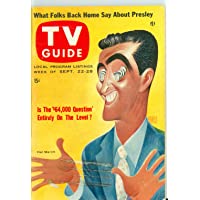 1956 TV Guide Sep 22 Hal March of $64,000 Question (Elvis feature Part 2) - Southern Minnesota Edition Very Good to…