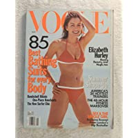 Elizabeth Hurley - Vogue Magazine - May 1998 - Best Bathing Suits for Every Body