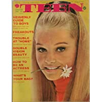 Teen Magazine - January 1967 - Fashion Beauty & Entertainment for Young America - Cathy Fuller Flower Child cover