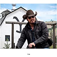 Cole Hauser (RIP) In Yellowstone (TV Show 2018-) Sitting On Horse, With Building In Back Ground 8 inch by 10 inch…