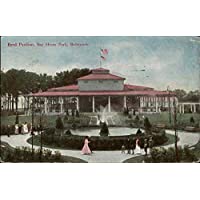 Band Pavilion, Bay Shore Park Baltimore, Maryland MD Original Vintage Postcard