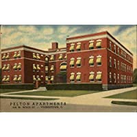Pelton Apartments Youngstown, Ohio OH Original Vintage Postcard 1951