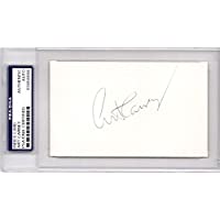 Art Carney Signed - Autographed 3x5 inch Index Card - HONEYMOONERS Actor + Authenticity - Slabbed Holder - PSA/DNA…