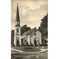 Immaculate Conception Church New Hartford, Connecticut CT Original Vintage Postcard