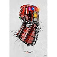 AVENGERS ENDGAME 13"x19" Original Promo Movie Poster Special Re-Release Marvel Iron Man Captain American Thor Hulk